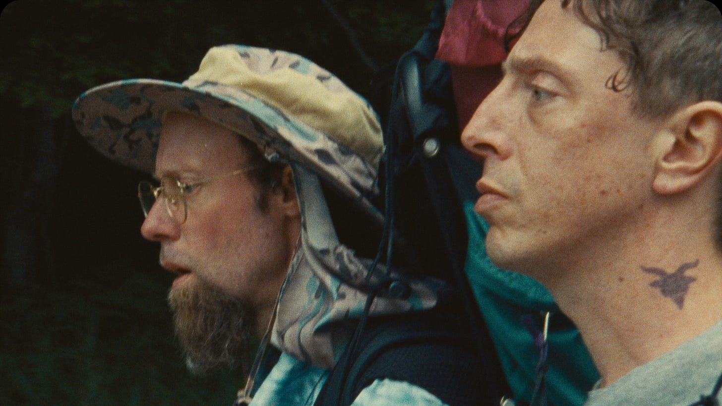 Joel Potrykus and Joshua Burge in VULCANIZADORA (Potrykus, 2025)