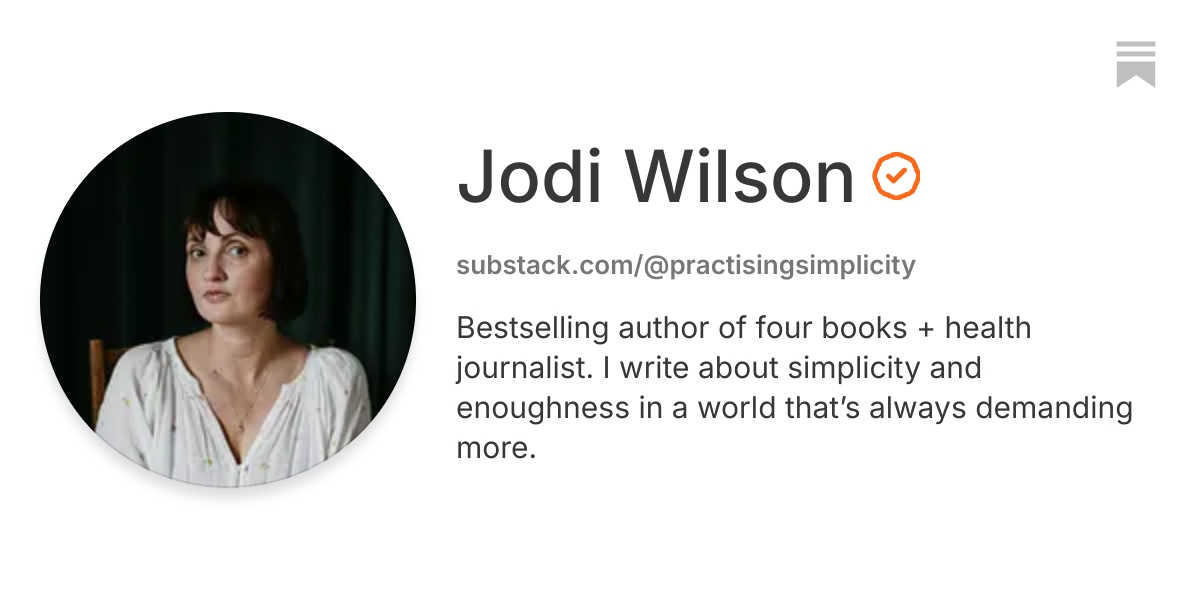 Jodi Wilson | Substack