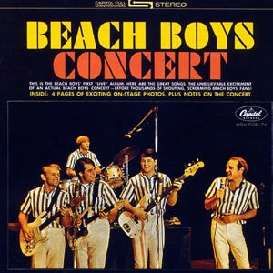 Beach Boys Concert album cover