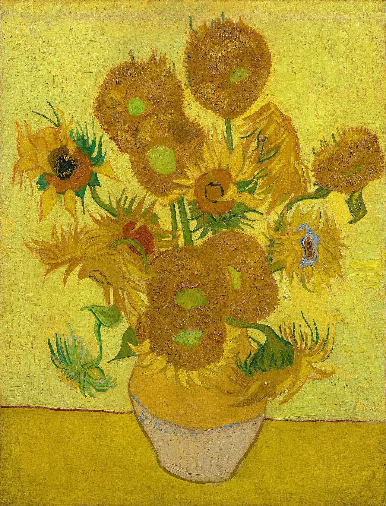 Van Gogh Sunflowers Amsterdam version Van Gogh Sunflowers Amsterdam version