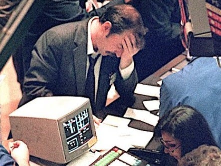 Wall Street Madness. On The Trading Floor In 1996.