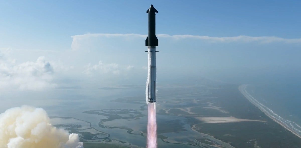 Starship Flight 12 liftoff Starship Flight 12 liftoff