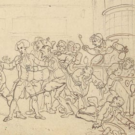 A Pure Bar Room Brawl