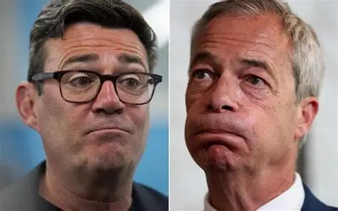 Burnham et Farage se ressemblent plus qu'ils ne veulent bien l'admettre.