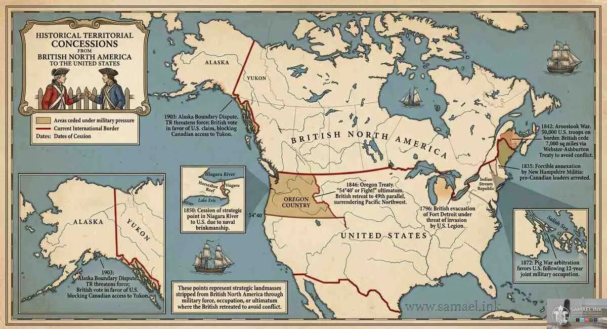 Borderlands Lost: How Force and Ultimatum Redrew British North America’s Map