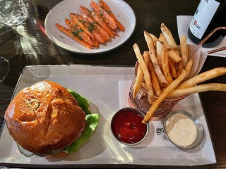 Burger at Goldfinch Tavern Four Seasons Hotel (1) Burger at Goldfinch Tavern Four Seasons Hotel (1)