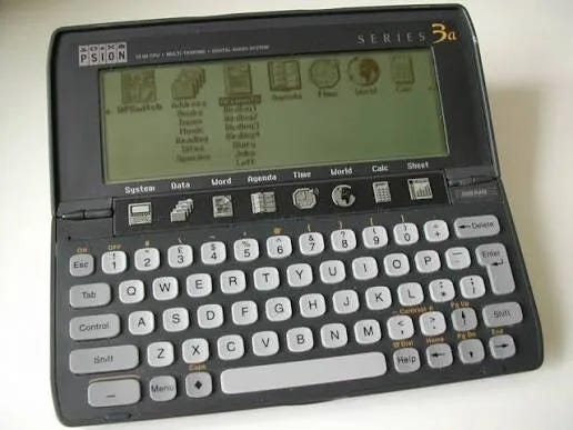 Psion 3a pocket computer running Symbian Psion 3a pocket computer running Symbian