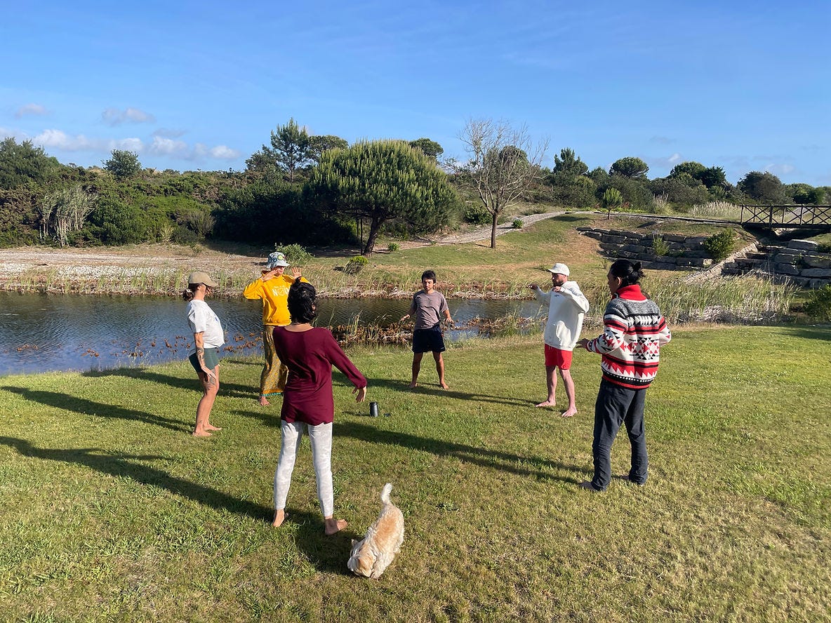the essence community practicing qigong