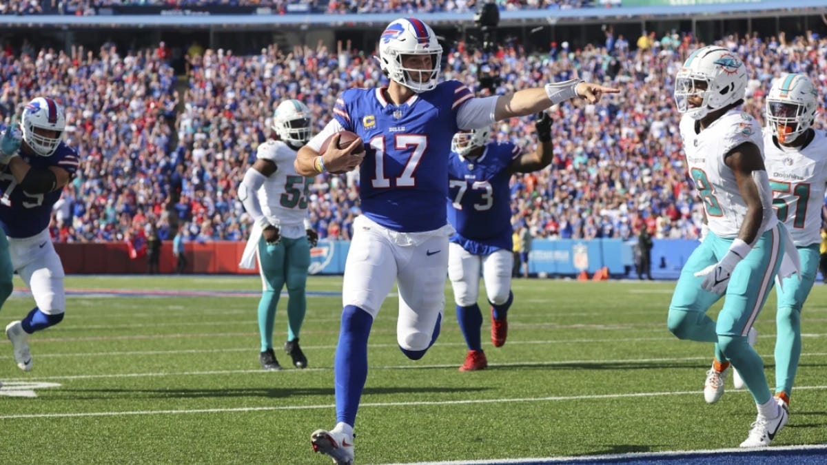 Josh Allen, Bills turn tables on high-powered Dolphins, win 48-20