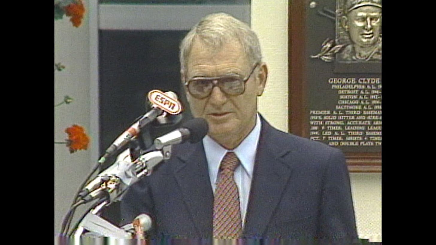 George Kell is inducted into HOF | 07/31/1983 | MLB.com