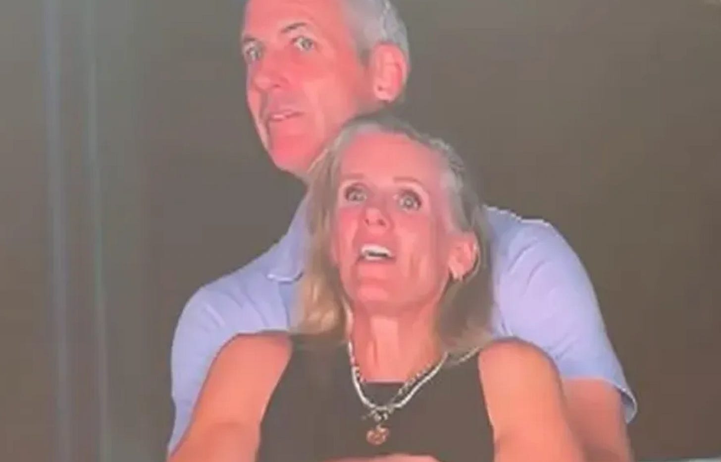 The couple exposed as having an affair on the Jumbotron at the Coldplay concert