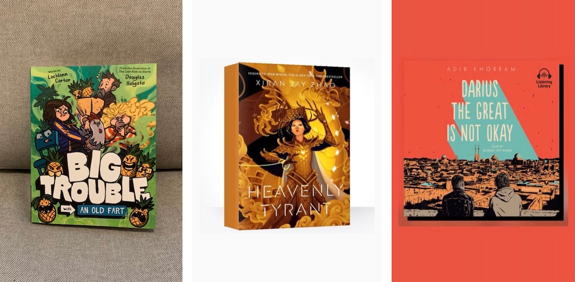 Collage of three book covers