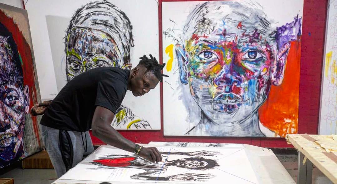 Candid Charcoal and Oil Paint Portraits of South African Children by Nelson  Makamo | USA Art News