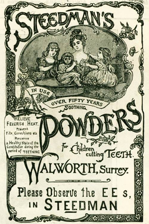 History World - Advert Museum - Steedman's Powders