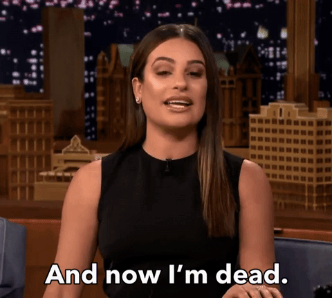dead lea michele GIF dead lea michele GIF