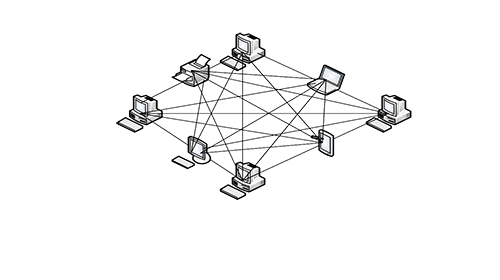 Mesh Topology Diagram in Computer Network : network topology