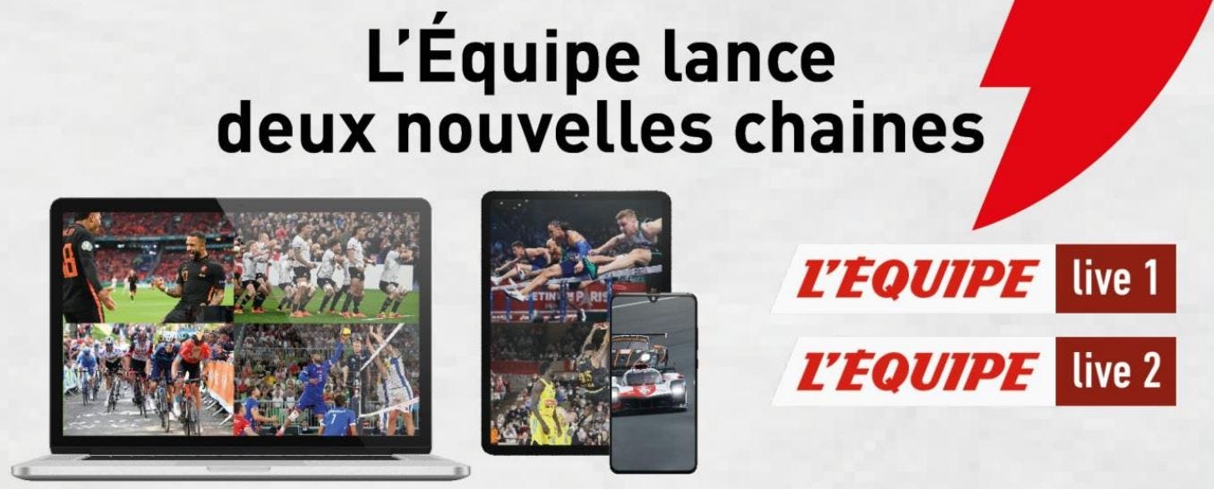 L'Équipe lance deux nouvelles chaînes sur sa plateforme et sur Samsung TV Plus France L'Équipe lance deux nouvelles chaînes sur sa plateforme et sur Samsung TV Plus France