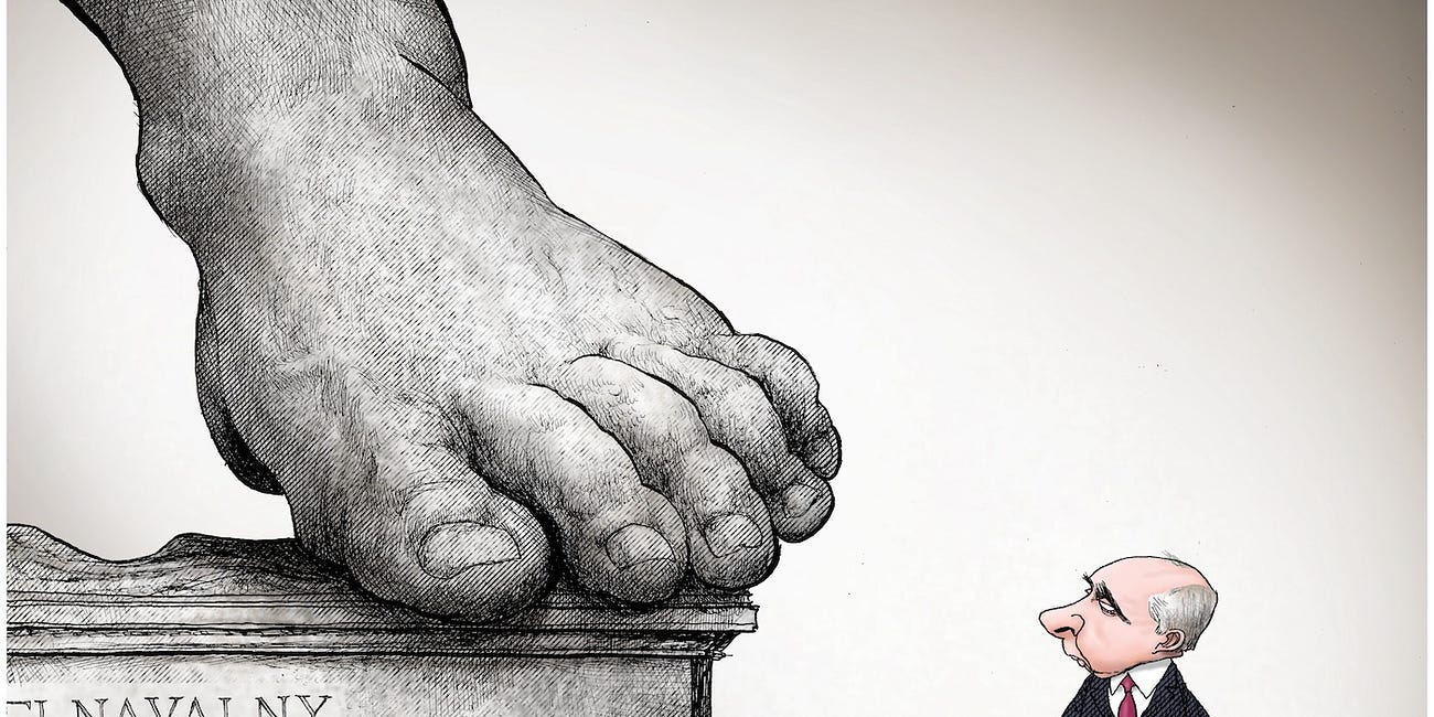 Michael Ramirez: Alexei Navalny 02-18-24 