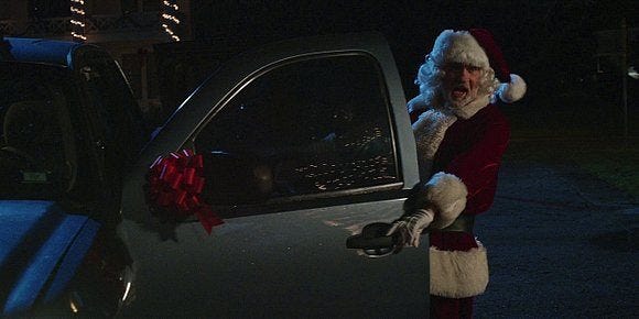 Walker gay brother Liam in Santa drag with new car for Denise. Walker gay brother Liam in Santa drag with new car for Denise.