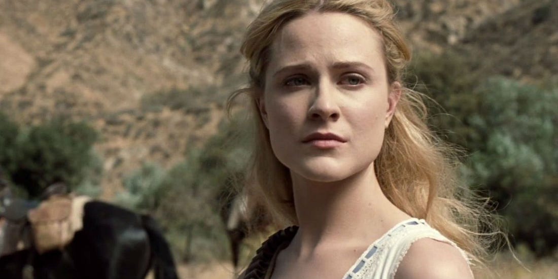 Dolores in the Westworld TV show