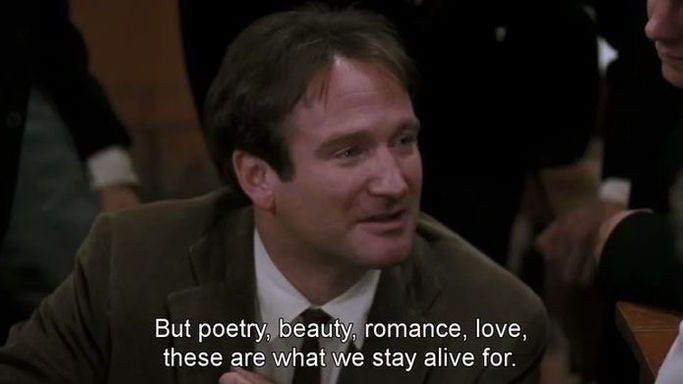 Why We Love Poetry. "But poetry, beauty, romance… | by Tin11616 | Dec, 2024  | Medium