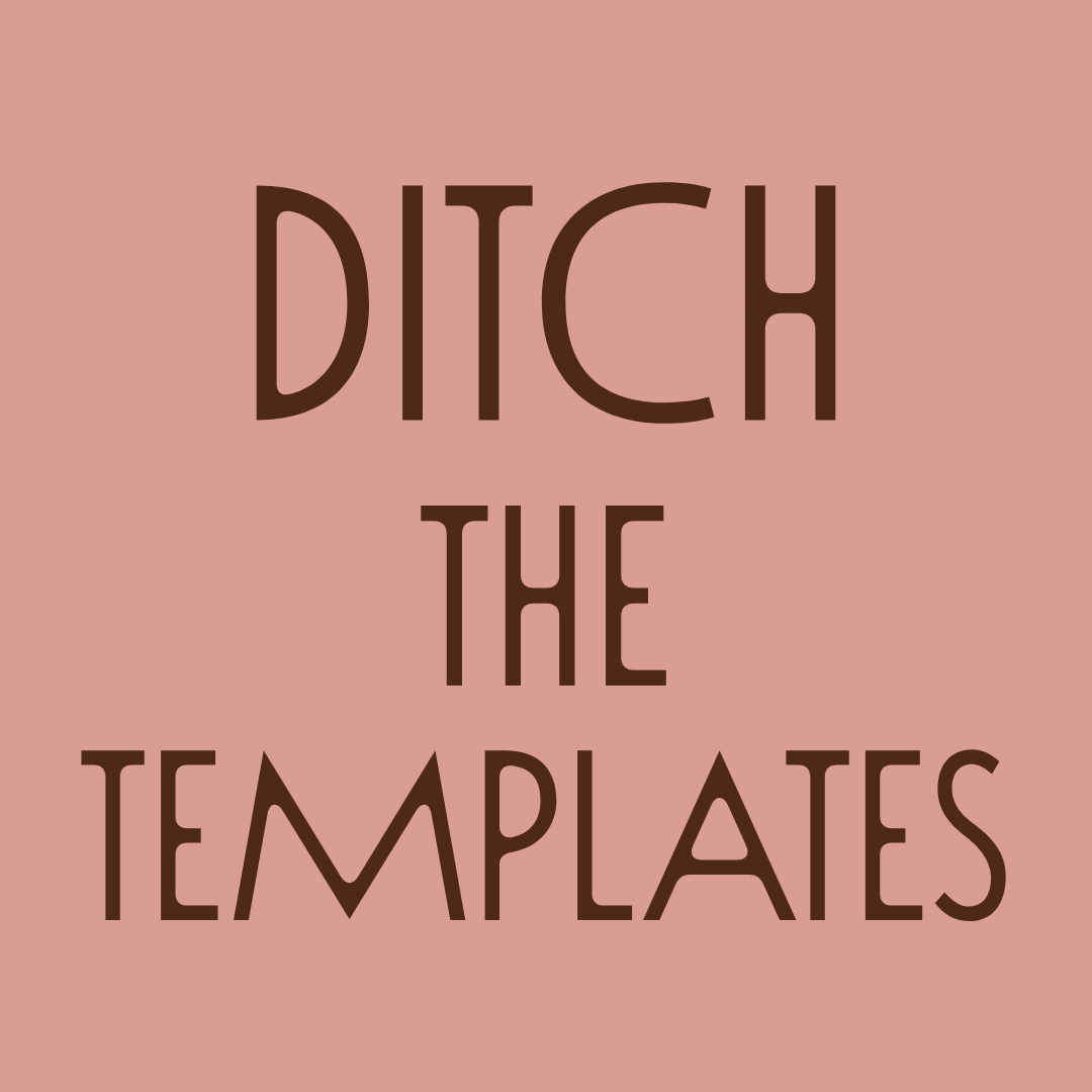 Ditch The Templates • Andi Bitay