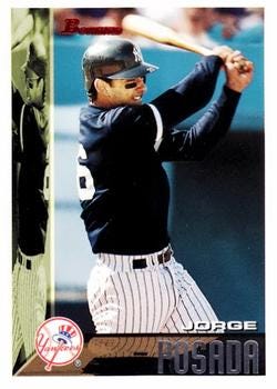 1995 Bowman #56 Jorge Posada Front 1995 Bowman #56 Jorge Posada Front