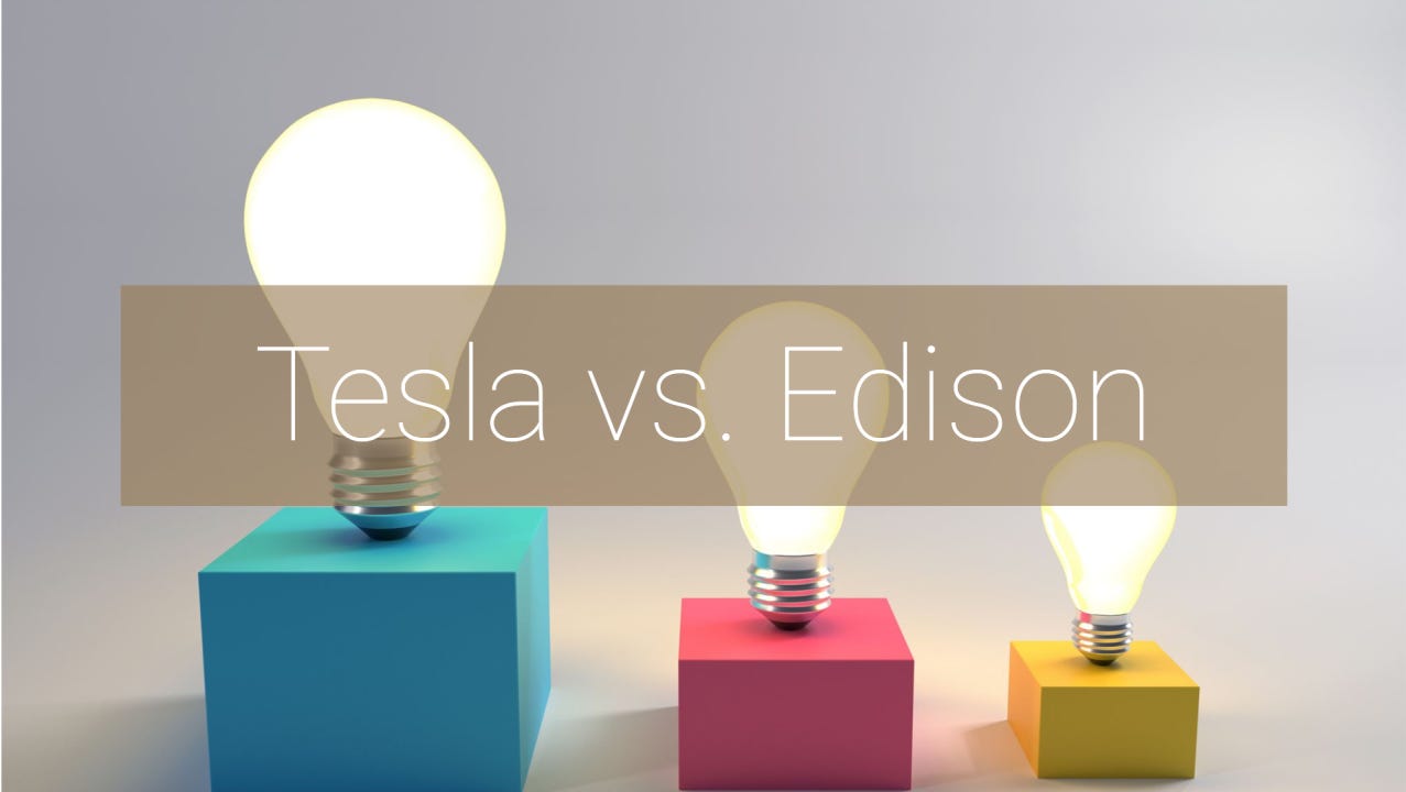 Tesla vs. Edison: The Battle of Genius, Recognition, and Legacy