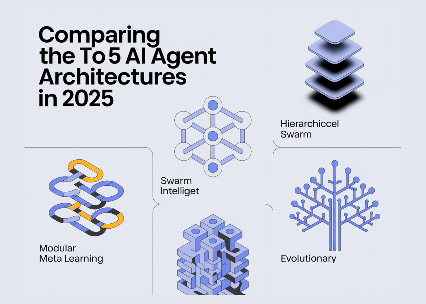 Comparing the Top 5 AI Agent Architectures in 2025: Hierarchical, Swarm, Meta Learning, Modular, Evolutionary