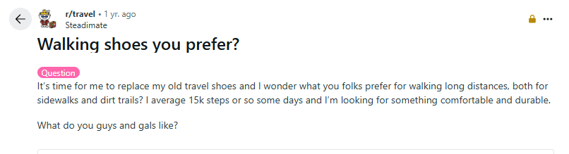 Using reddit for keyword research