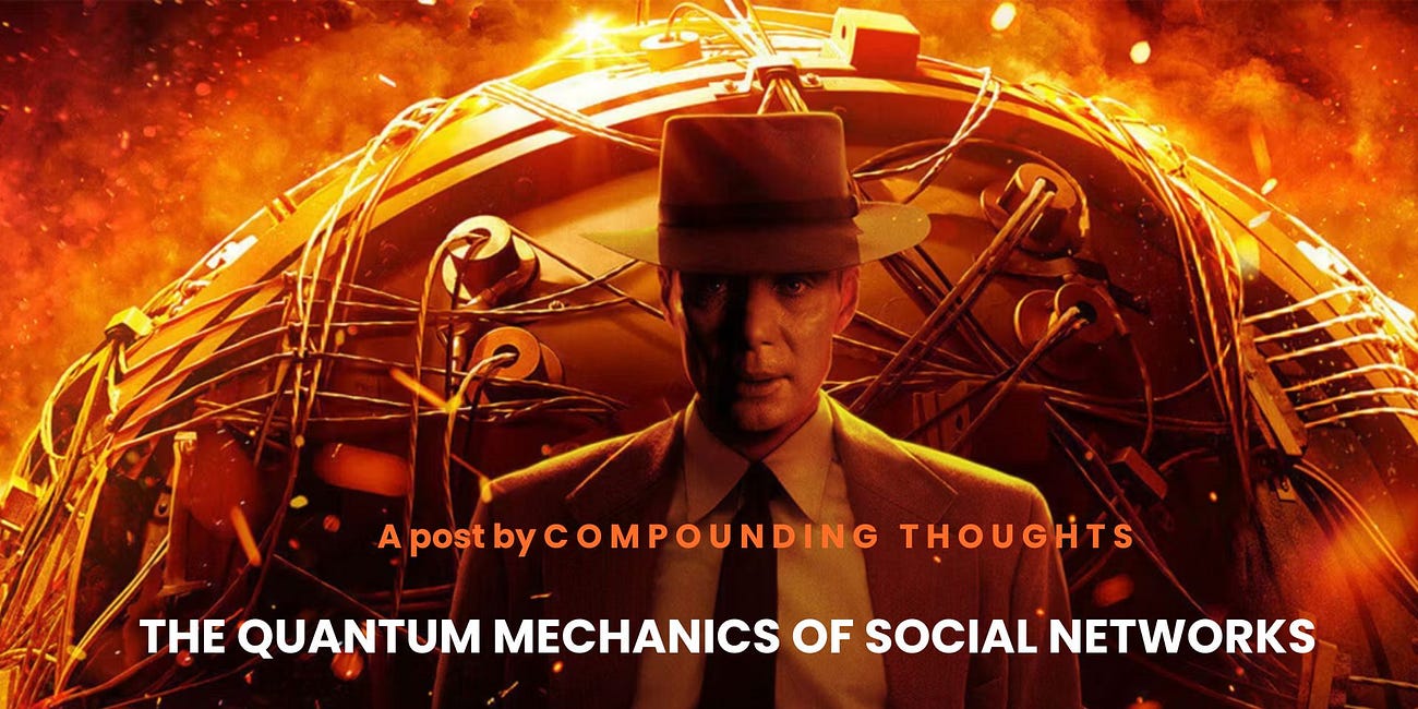 The Quantum Mechanics of Social Networks