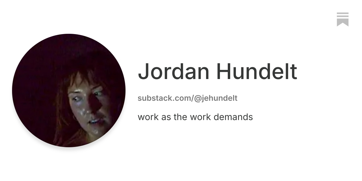 Jordan Hundelt | Substack