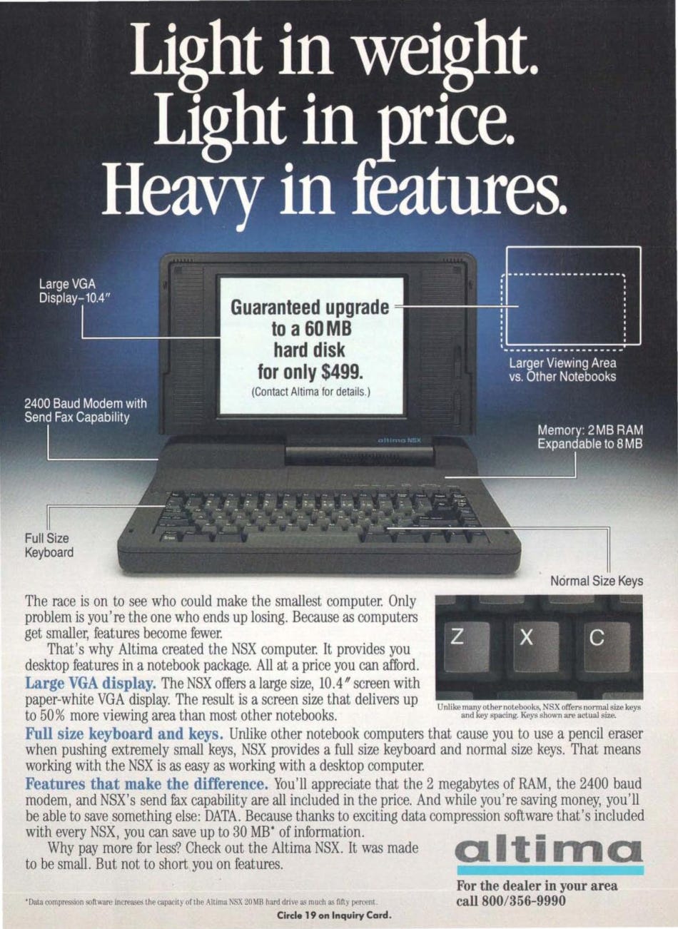From the May 1991 issue of Byte Magazine