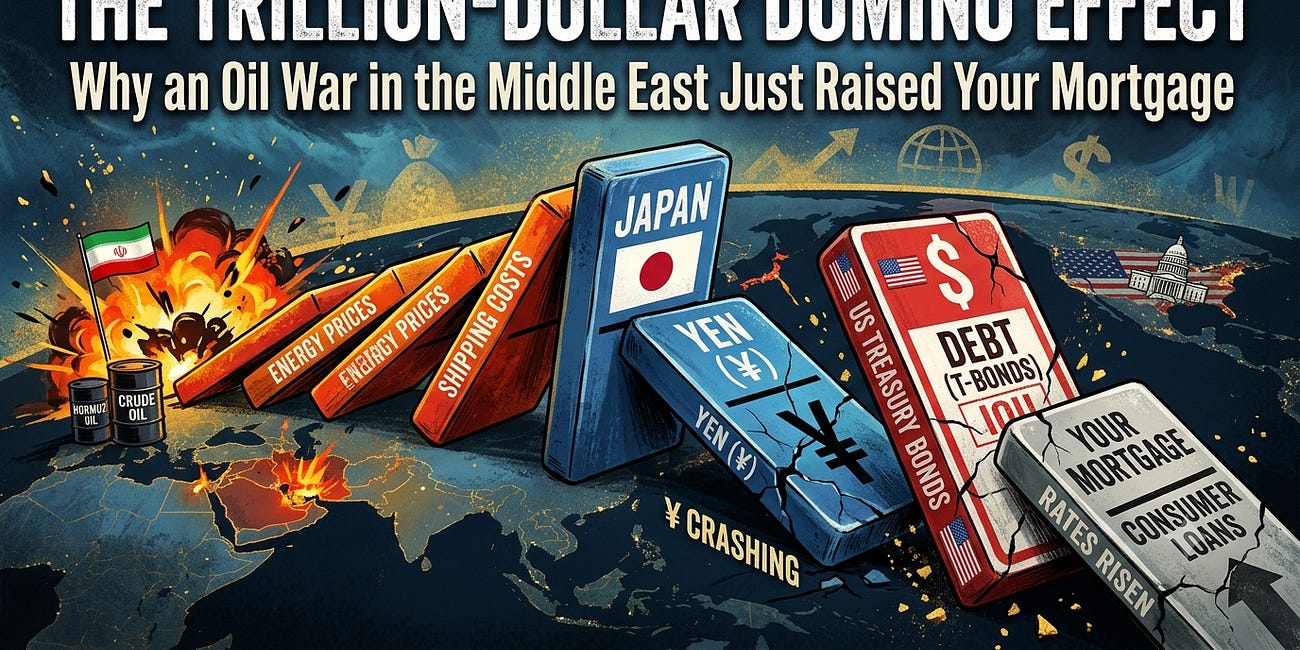 The Illegal Iran War, The Bank of Japan and the crash of the Dollar