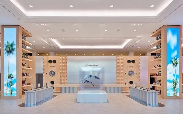 Meta lab retail pop-up Meta lab retail pop-up