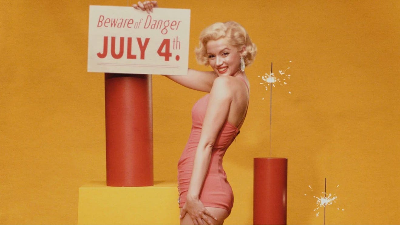 jack goodson storyteller marilyn monroe personal brand july 4th swimwear