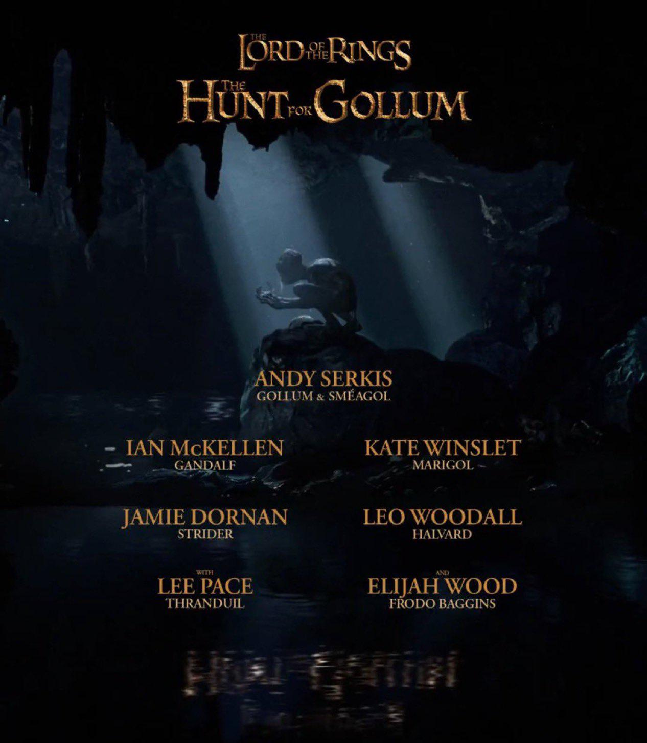 Hunt for Gollum cast