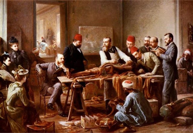 Após uma série de interpretações erradas e erros de tradução, os europeus da Idade Média passaram a acreditar que comer corpos mumificados poderia curar doenças. Após uma série de interpretações erradas e erros de tradução, os europeus da Idade Média passaram a acreditar que comer corpos mumificados poderia curar doenças.