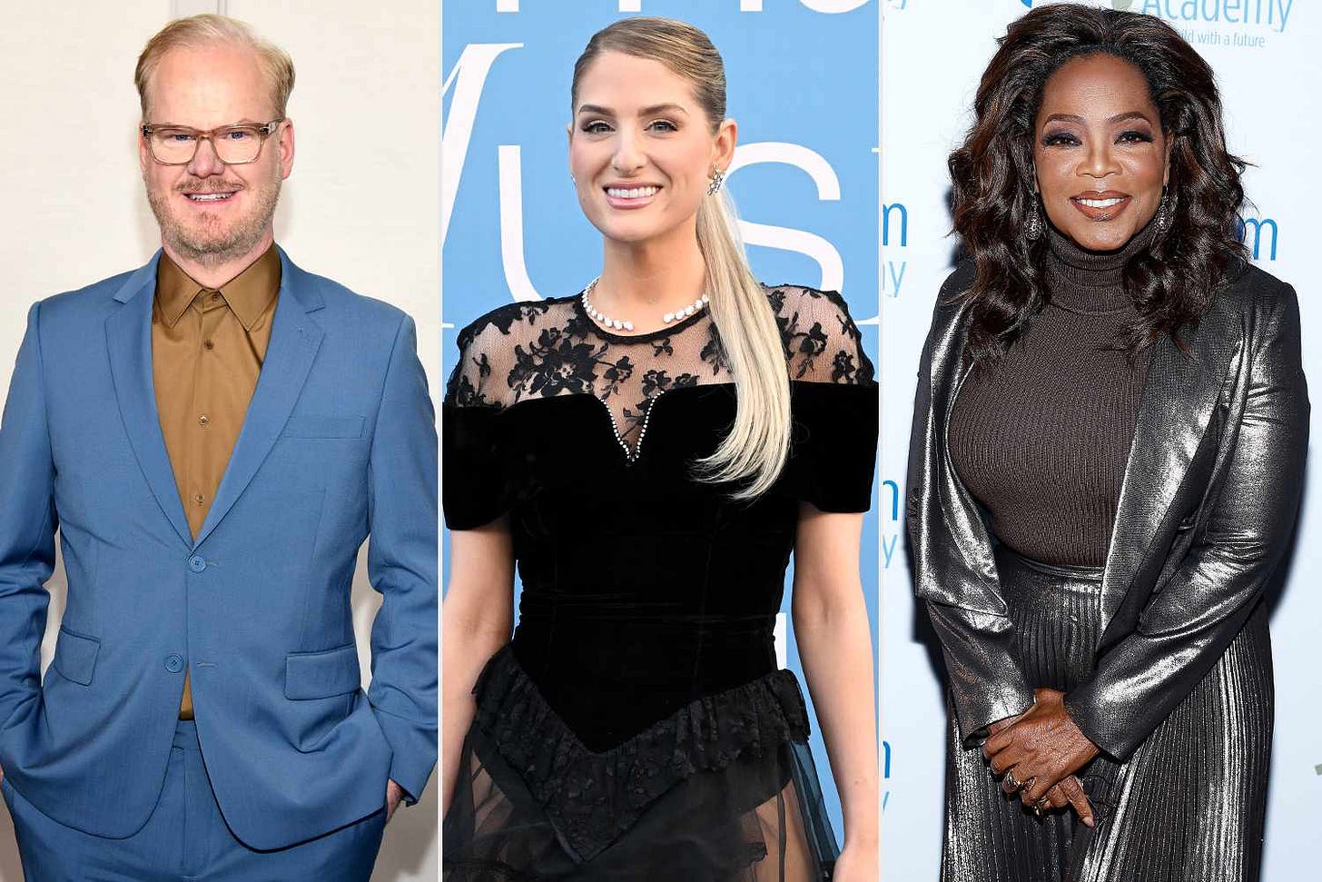 Jim Gaffigan; Meghan Trainor; Oprah Winfrey