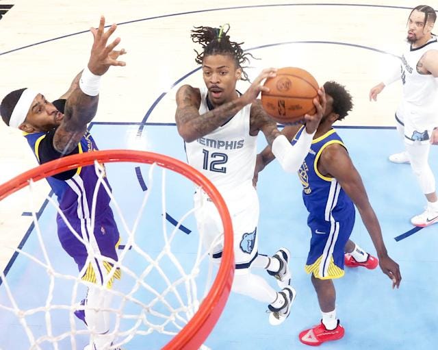 Ja Morant liked his last shot, but the Golden State Warriors knew it was  coming