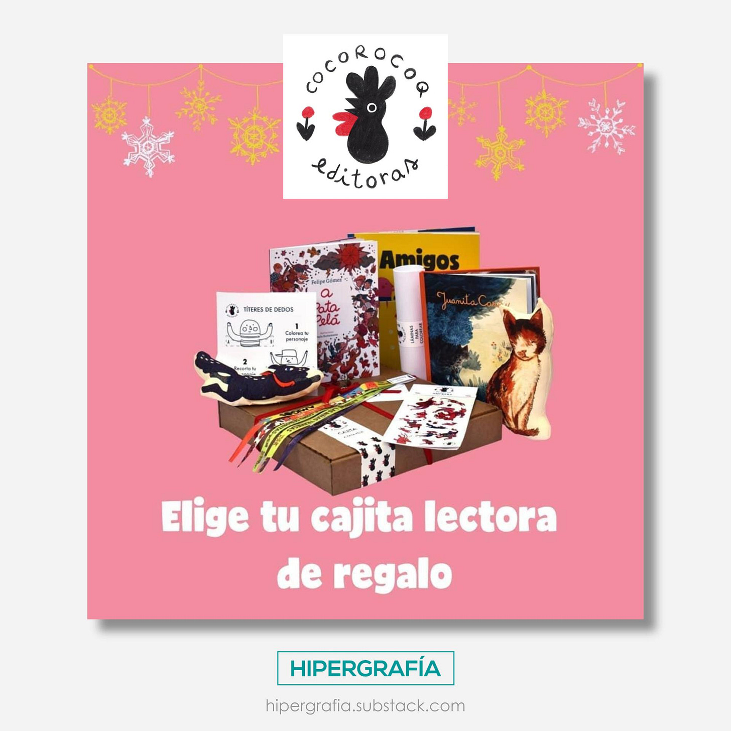 Imagen de la cajita lectora de Cocorocoq.