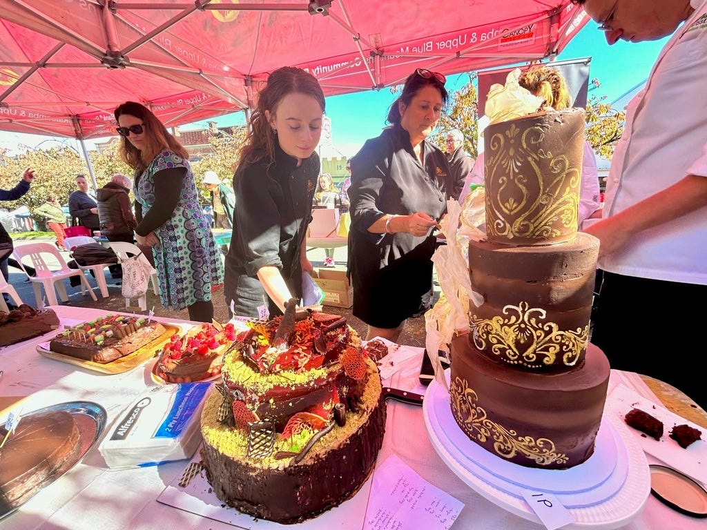 cakes at Leura Harvest Festival cakes at Leura Harvest Festival