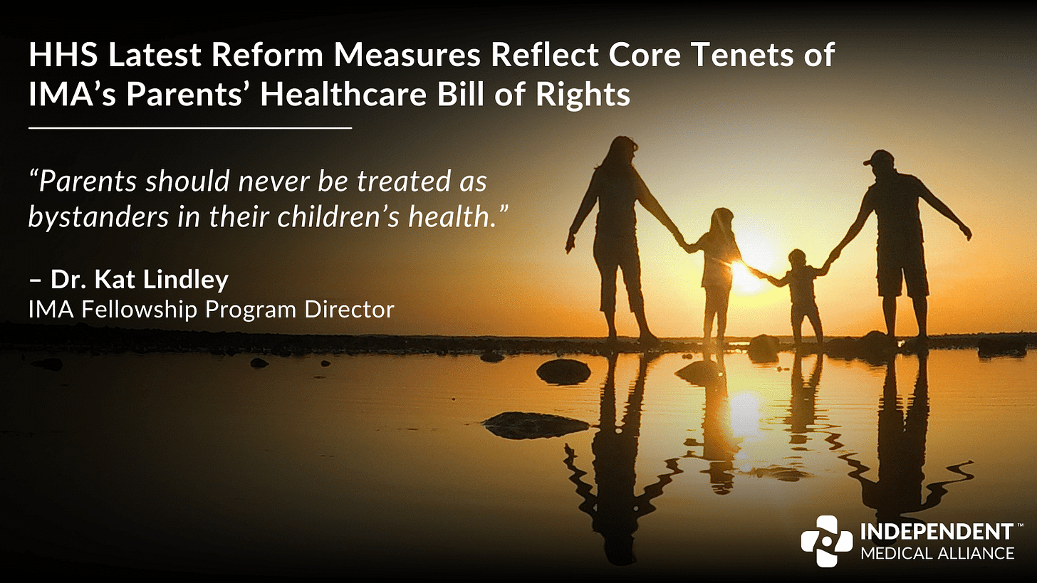 reflection of parents healthcare bill tenets