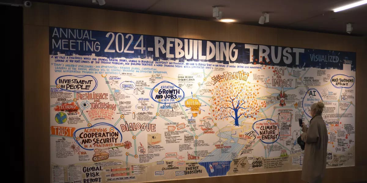 What we learned at Davos 2024: global aristocracy intends on 'Rebuilding Trust' through censorship and surveillance 
