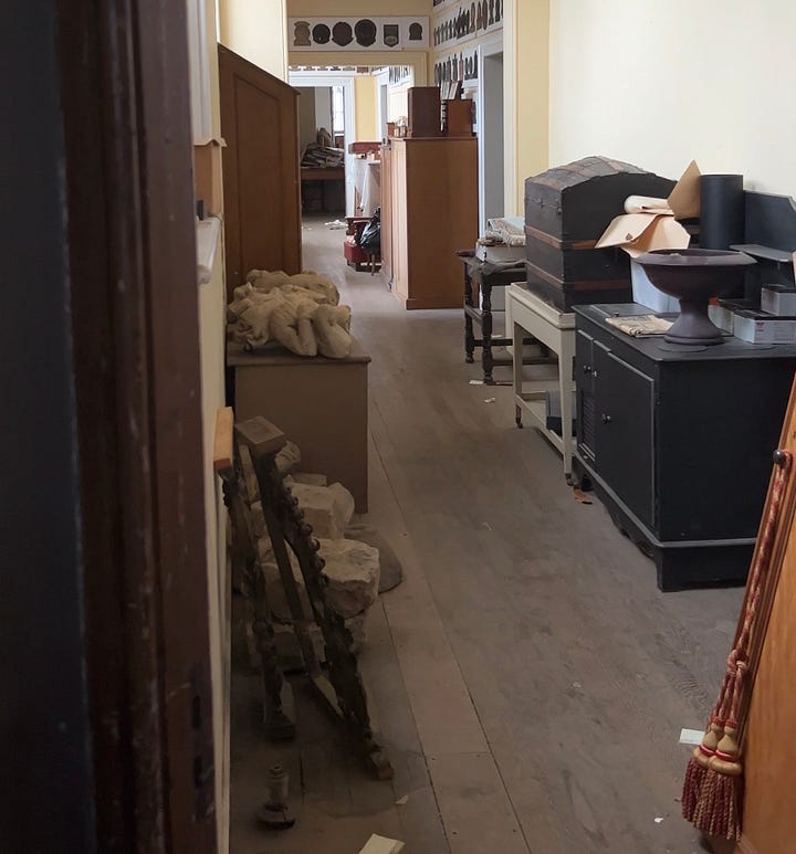 The Duchess, exploring the towers