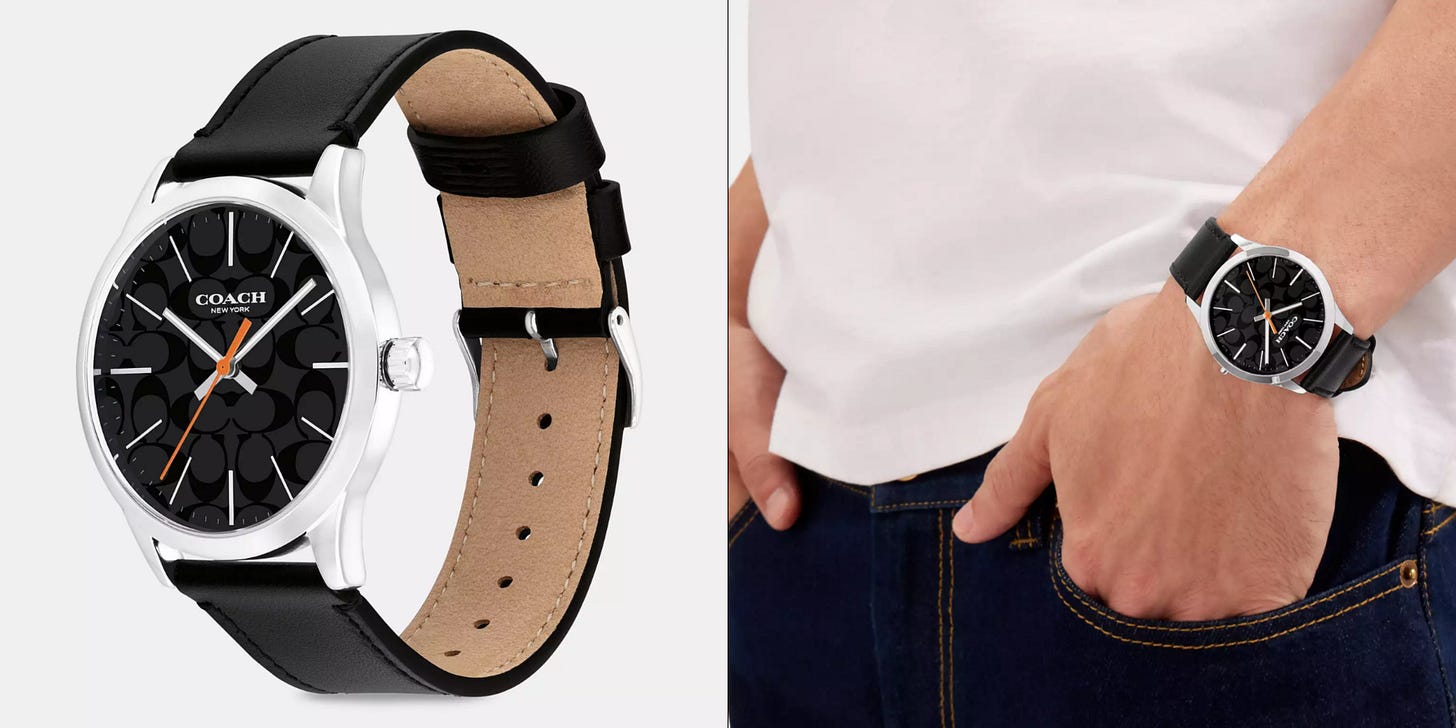 Coach Baxter Watch, 39 Mm