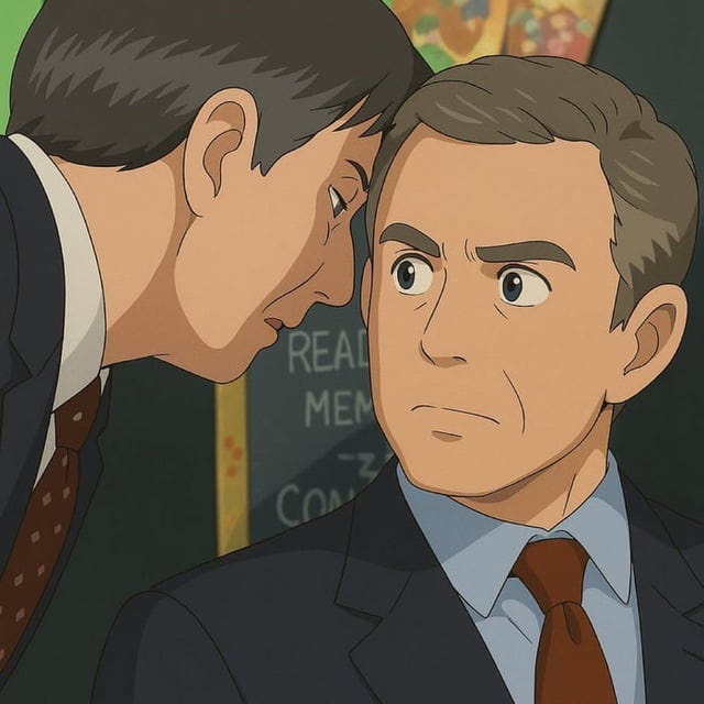 George bush 911 Towers anime Ghibli : r/Trailerclub