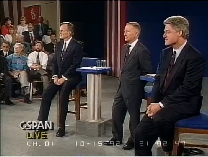 My Cassette Tape Player Recorder and 92 Presidential Town Hall Debate