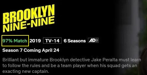 netflix-match-percentage