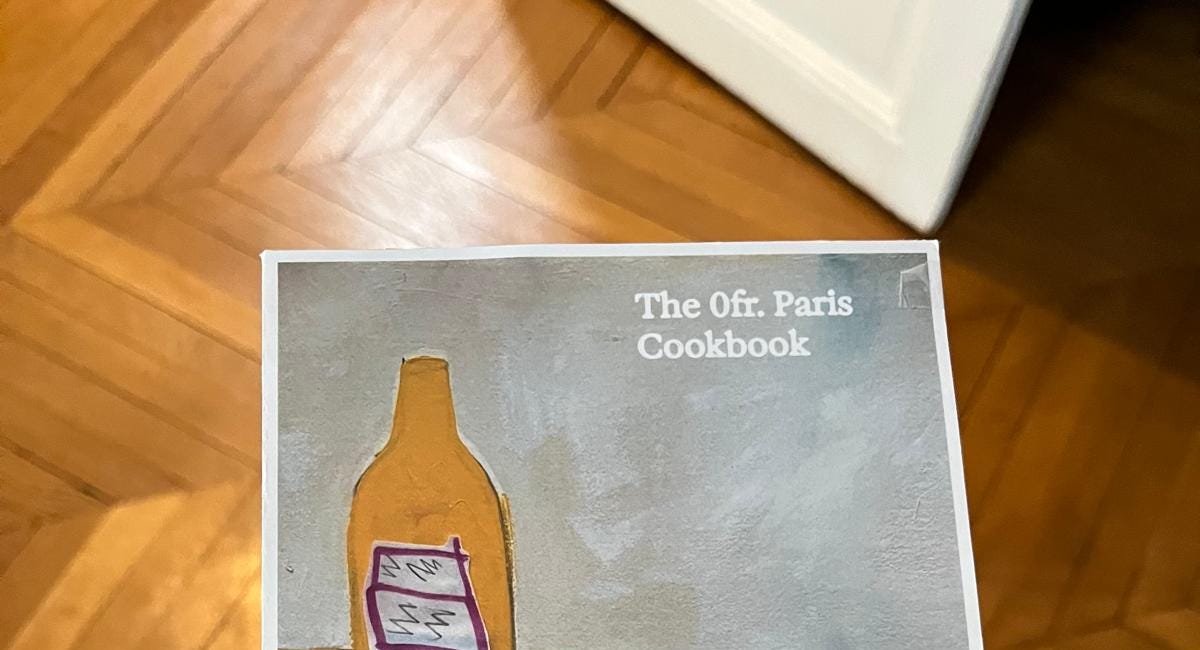 The 0fr. Paris Cookbook